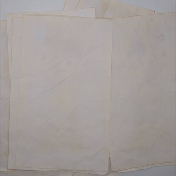 20 Beige Cabbage Dyed 8.5"x14" Papers, Hand Dyed Papers, Junk Journal Supply - Picture 6 of 8